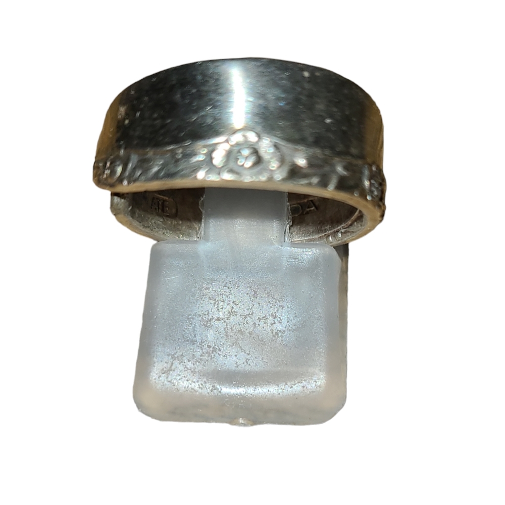 3/$30 Handmade Vintage Beautiful Spoon Ring L7
